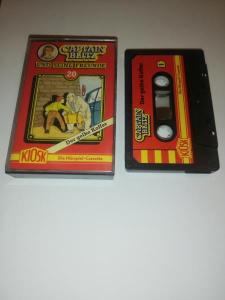 Captain Blitz Folge 20 Der gelbe Koffer 4-fach Schwarz geschraubt Schwarz mit Roten Aufkleber 4.26068 CD Kiosk